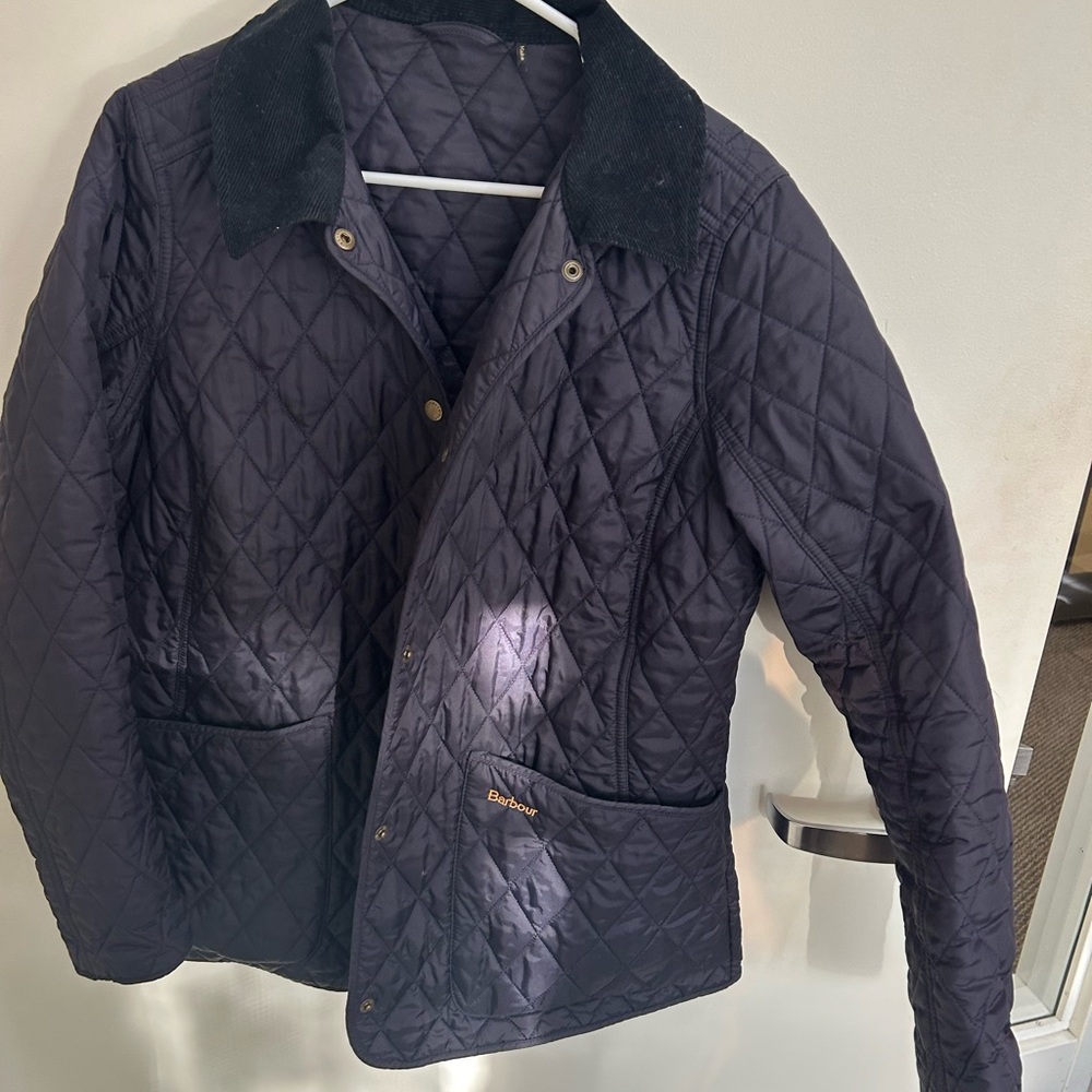 Barbour Navy Blue Annandale Jacket! In great condition but too small for me